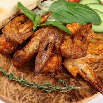 Куриные крылышки (острые, запеченные)